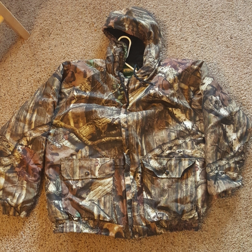 Large outdoor life heavy coat like new